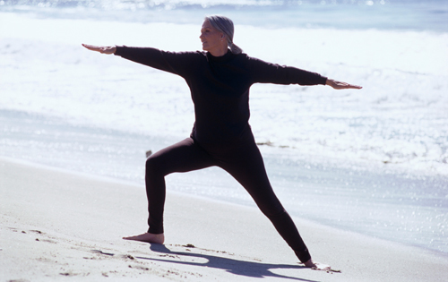 Older woman practicing Tai Chi for Diabetes