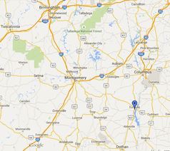 Eufaula regional map