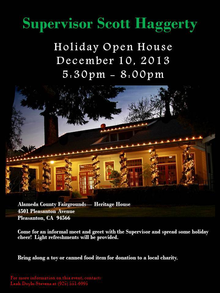 2013 Holiday Open House Flyer
