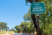 North Auburn welcome sign