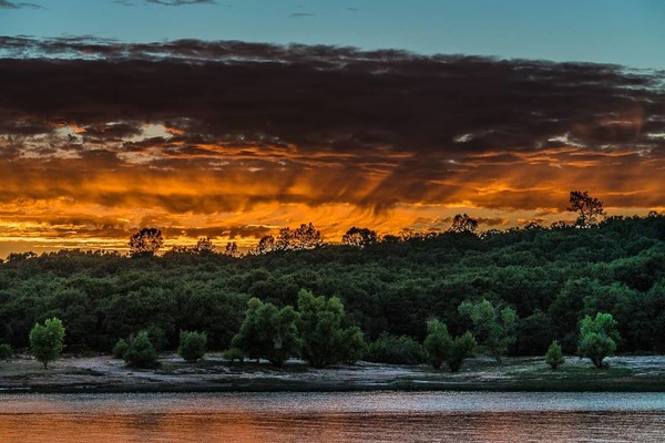 Photo of the week sunset at Folsom Lake. 