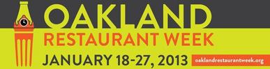 Oakland Restaurant Week
