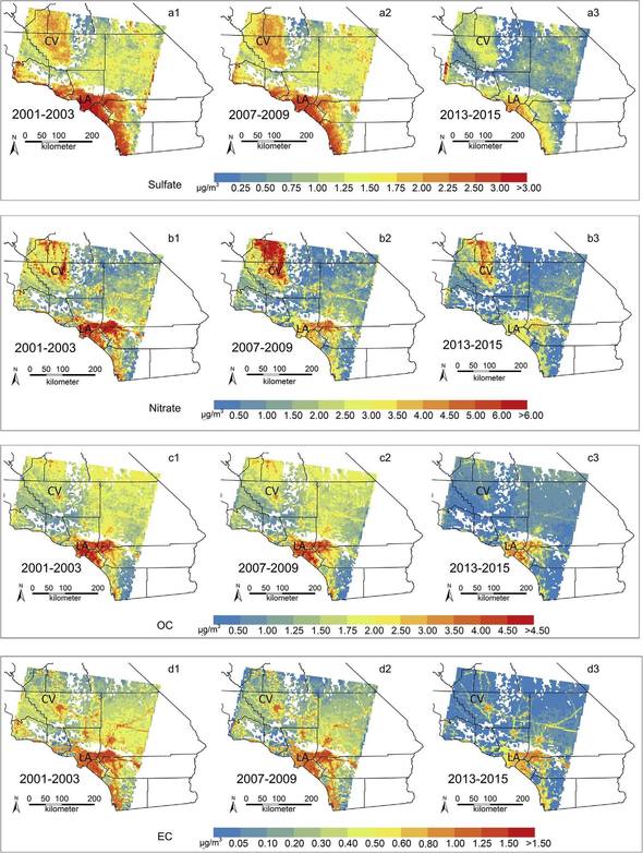 MISR Satellite Maps (PM2.5)