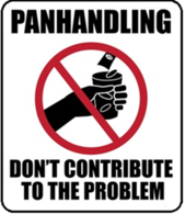 no panhandling