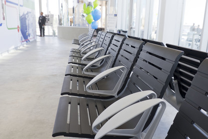 Seats in transit center