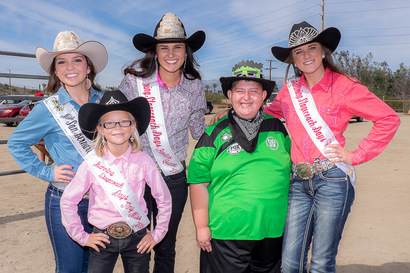 Stagecoach Days Pageant winners pictured with Alex Garcia of Riverside