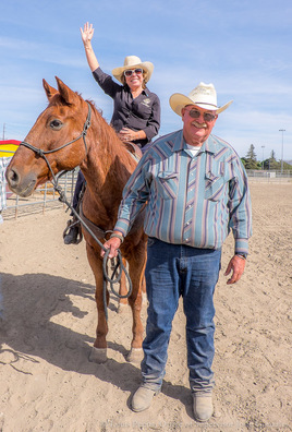 Sup. Gonzales and Dave Jayne, President of the San Bernardino Valley Riders