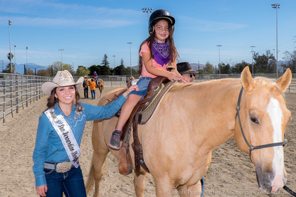Horseback riding at Western Days.