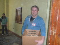 Man carrying box