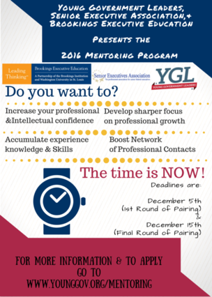 Mentoring program flyer