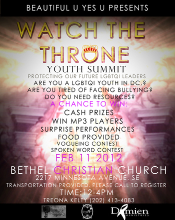 Feb 2012 LGBTQI Youth Summit