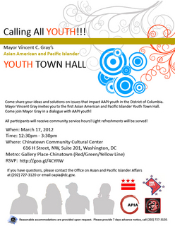 AAPI Youth Town Hall Meeting on March 17