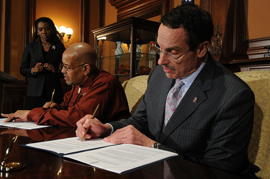 Labor Union Agreement Signing Ceremony