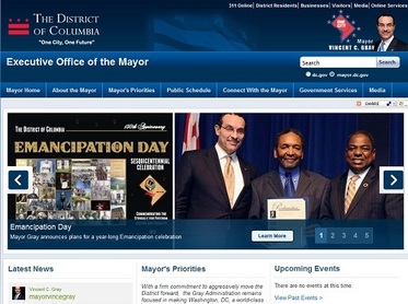 DC Mayor's New Website