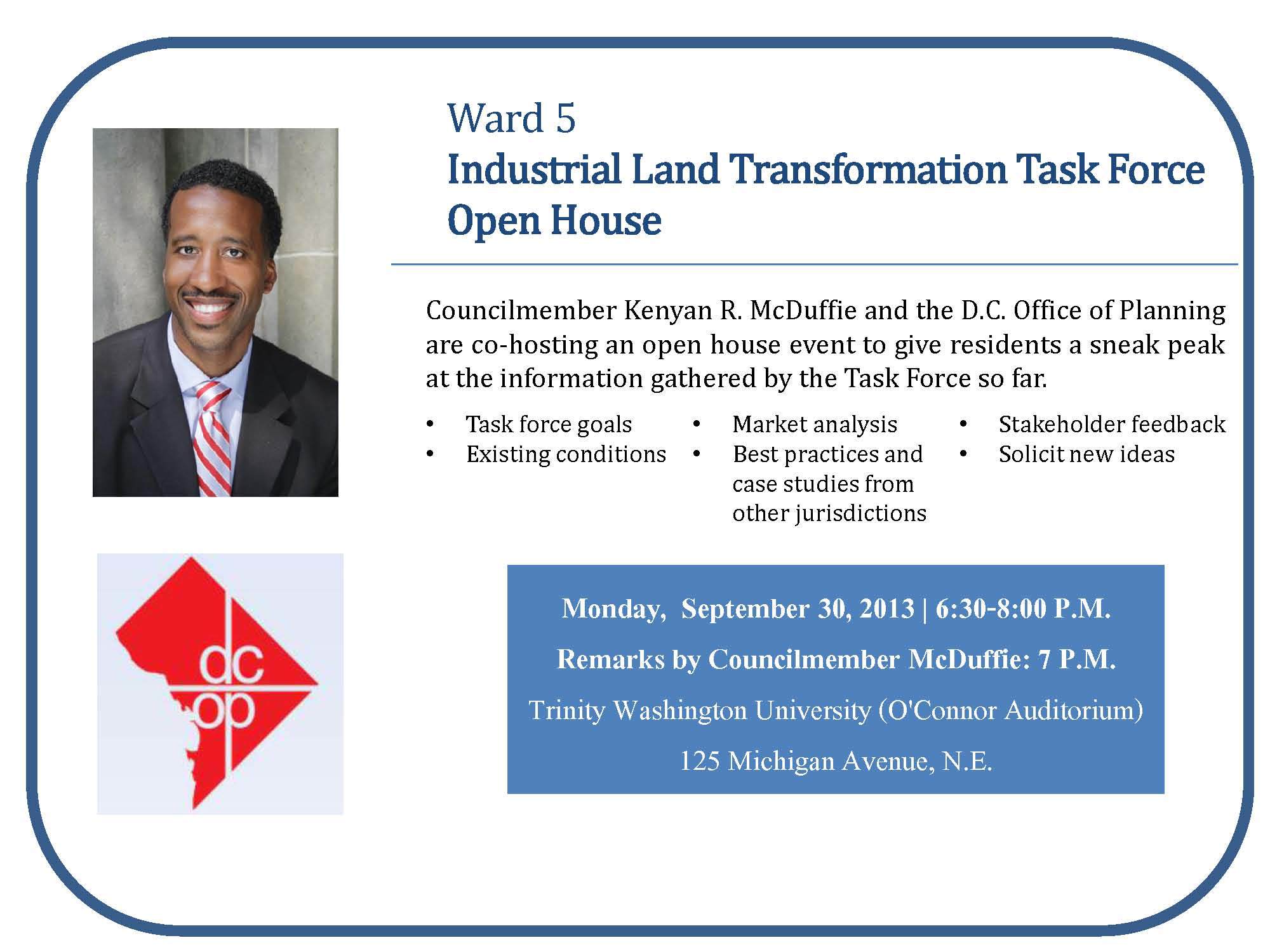 Industrial Land Transformation Task Force Open House