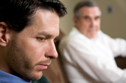 Image of stressed caregiver