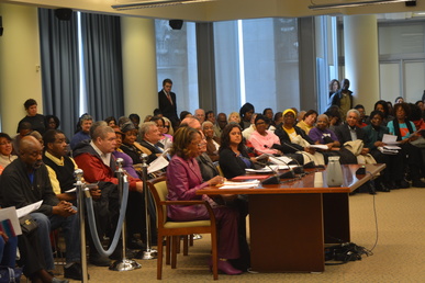 DCOA Peformance Oversight Hearing Photo of a panel Testifying