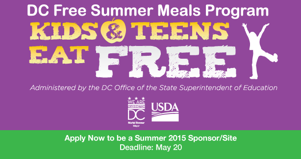 DC Free Summer Meals
