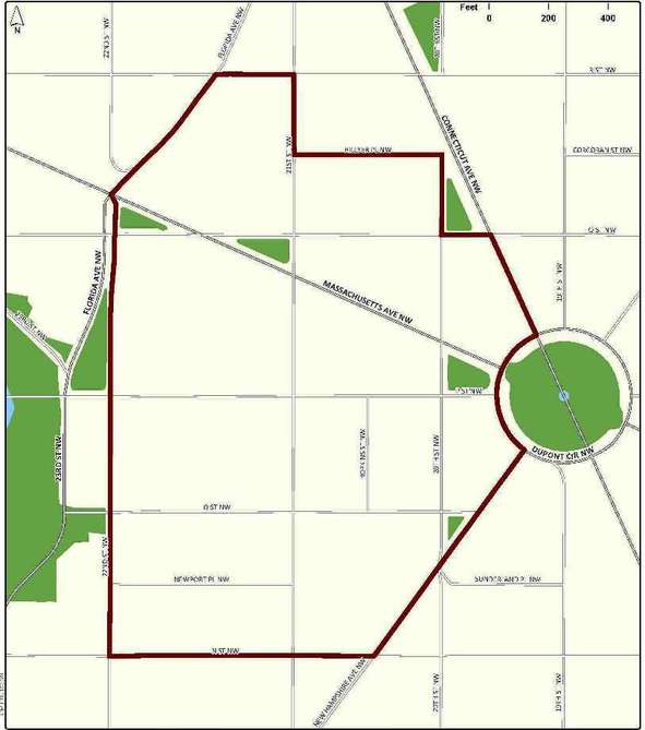 West Dupont Circle Moratorium Map