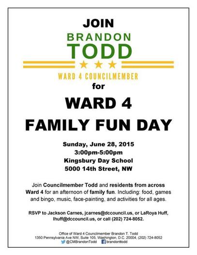 Ward 4 Family Day