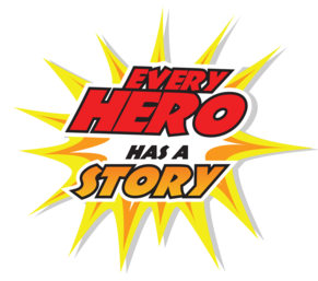 Every Hero Has a Story Summer Reading Logo