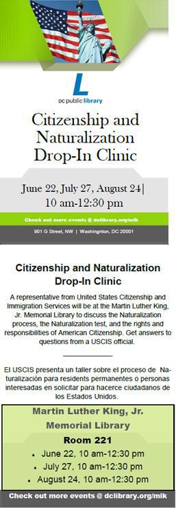 USCIS Citizenship and Naturalization Drop-In Clinic