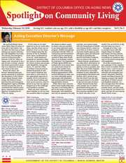 Image of Spotlight on Community Living Newsletter