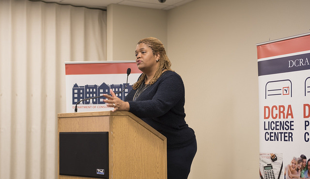 Director Bolling Speaking to group of ANCs