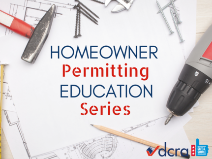 Homeowner Center Permitting Education Series Graphic