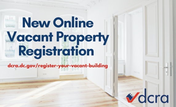 New Online Vacant Property Registration Graphic