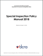 Special Inspection Policy Manual Front Cover