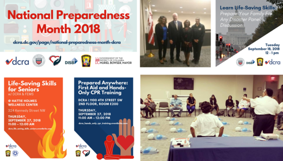 National Preparedness Month Picture Collage