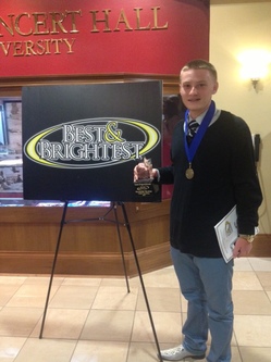 Tryton Swiggard-Johnson presented with Best & Brightest Award