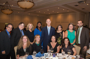 DCF Davis Productivity Award Winners with the Governor (Center)