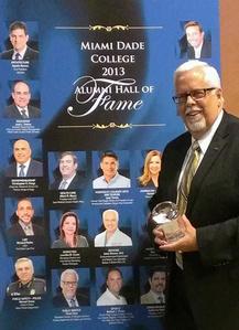 Hiram Ruiz, Refugee Services Director, inducted into Hall of Fame.