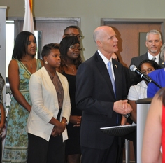 Governor Rick Scott speaking at the Independent Living Bill Signing in Orlando