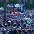 A relaxed crowd enjoys musical performers at the Florida Folk Festival at Stephen Foster Folk Culture Center State Park, White Springs, FL.