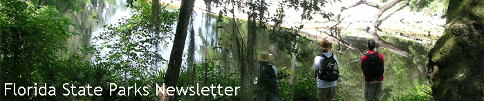 Hikers watch the Suwannee River at Big Shoals State Park in White Springs. 