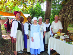 Reenactors at Fort Mose