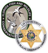 FWC logo and law enforcement badge
