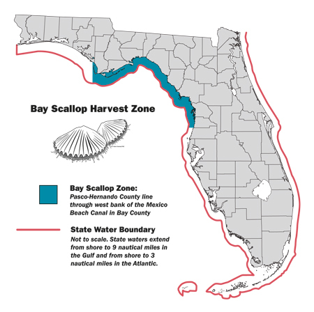 Scallop Zone map Scallop Zone map