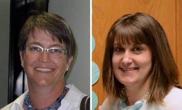 Jennifer Fitzwater and Angie Robertson