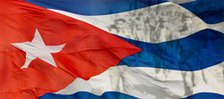 Bay of Pigs with Flag