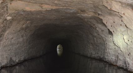 Light at the end of Black Diamond Tunnel. Pete Pattavina