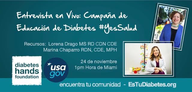 Entrevista en Vivo: Campaña de educación de diabetes #YesSalud