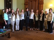 2016 girls with Lt Governor