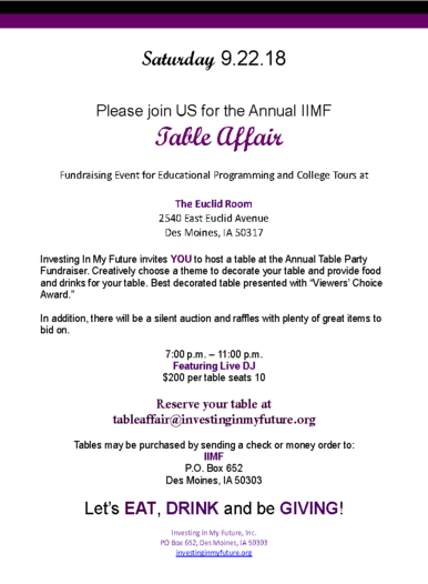 iimf table affair