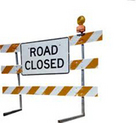 road closed