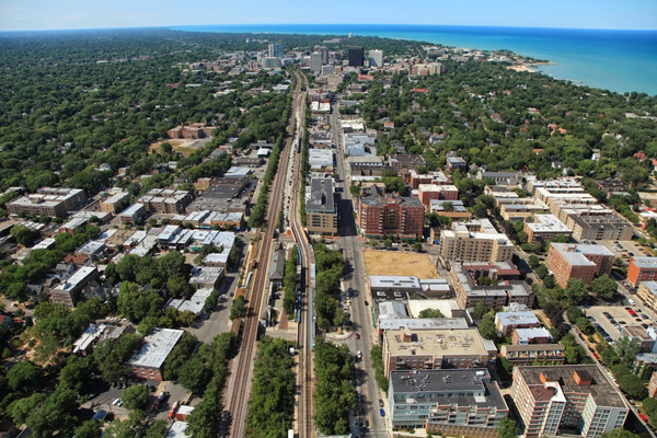 Aerial Evanston