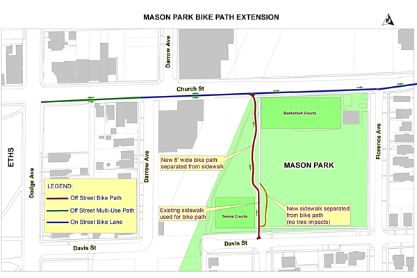 Mason Park Bike Map